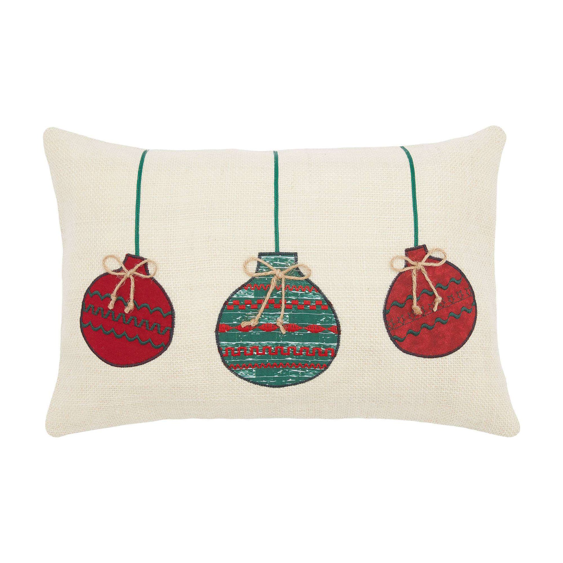 Free Coats & Clark Sewing Ornament Trio Pillow Pattern