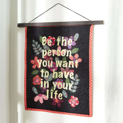 Coats & Clark Sewing Be the Person Quote Wall Hanging Single Size