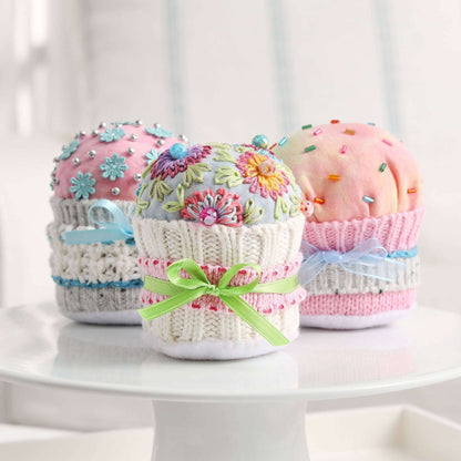 Coats & Clark Cupcakes With Embroidery Single Size