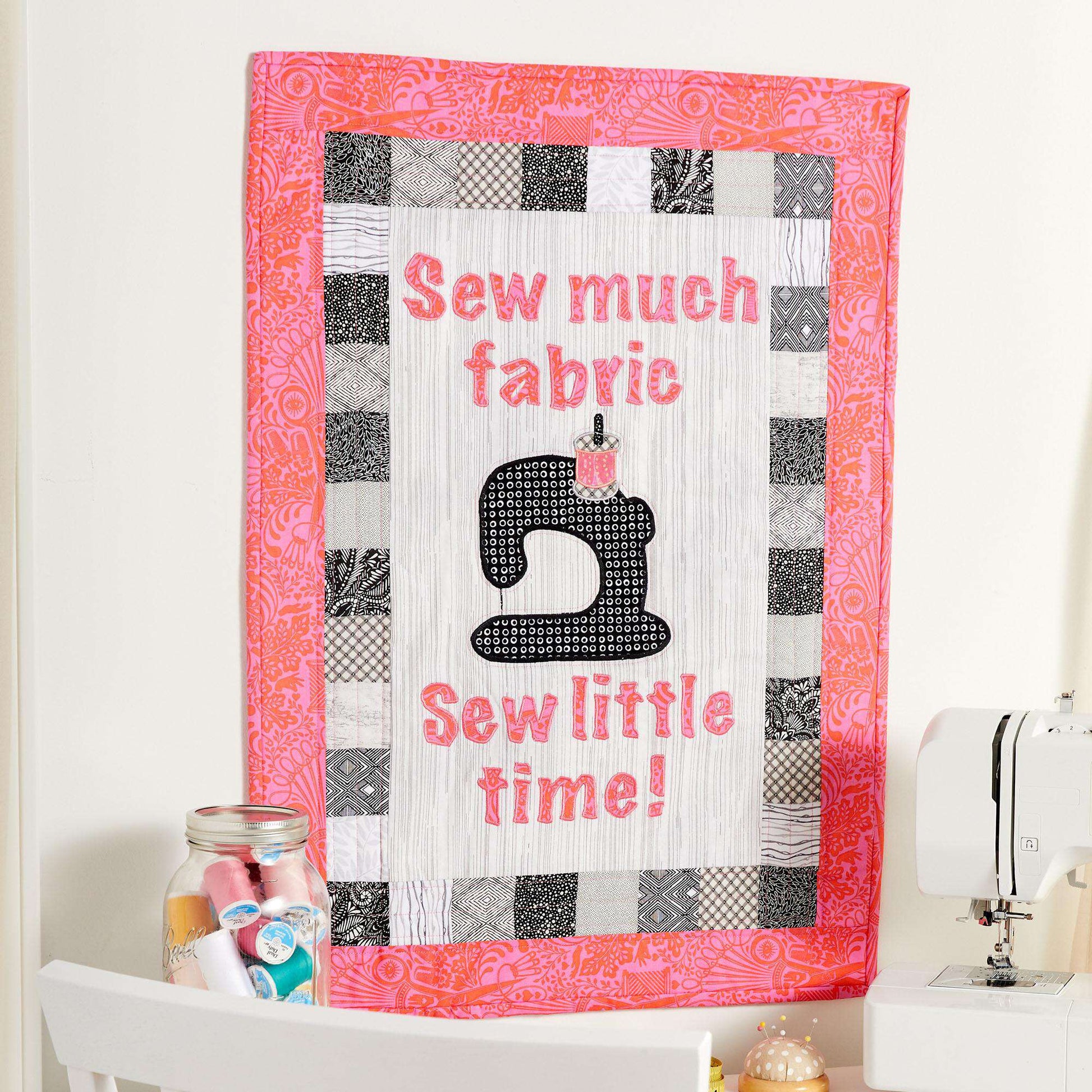 Coats & Clark Sew Much Fabric Wall Hanging Yarnspirations