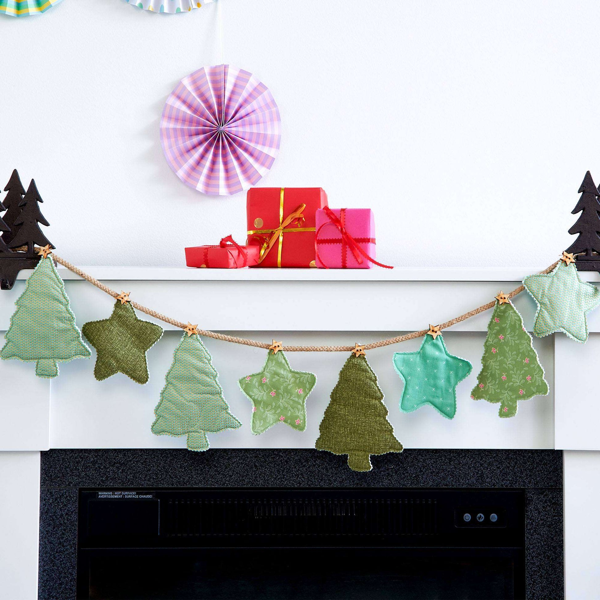 Free Coats & Clark Stars And Trees Garland Sewing Pattern