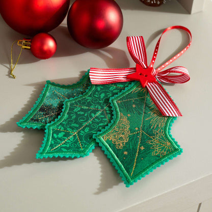 Coats & Clark Sewing Holly Sprig Ornament Single Size