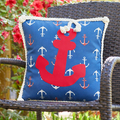 Coats & Clark Sewing Sailing Away Outdoor Pillow Single Size