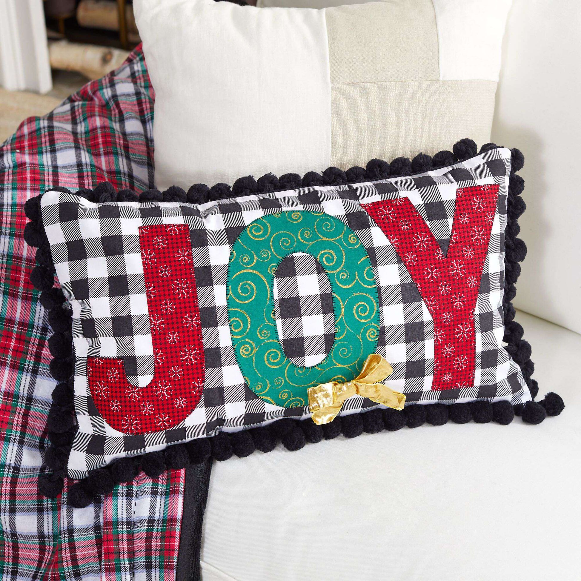 Free Coats & Clark Oh, Joy! Pillow Sewing Pattern