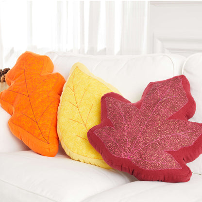 Coats & Clark Autumn Leaves Pillows Single Size