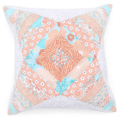 Coats & Clark Sewing Four Corner Star Patchwork Pillow Single Size