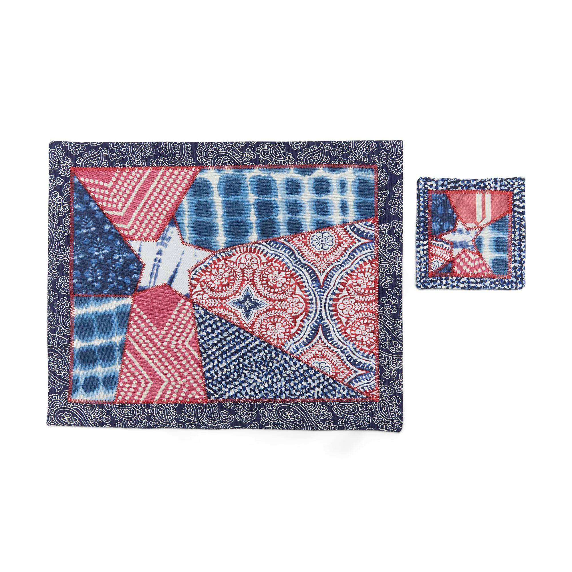 Free Beginner Coats & Clark Star Performance Placemat & Coaster Sewing ...