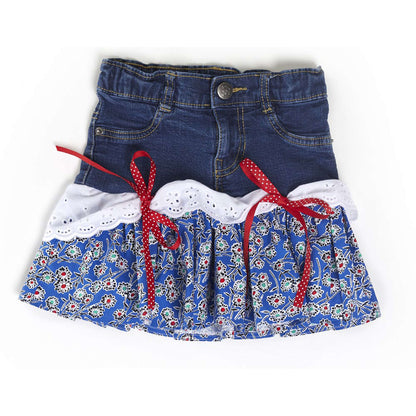 Coats & Clark Sewing Ruffly Jean Skirt Single Size