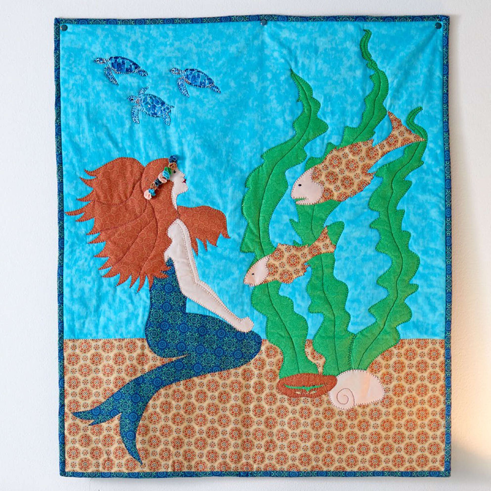 Free Coats Sewing & Clark Whimsical Mermaid Wall Hanging Pattern