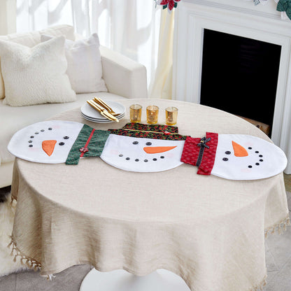 Coats & Clark Sewing Snowmen Surprise for Your Table Single Size