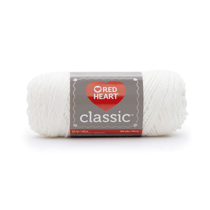 Red Heart Classic Yarn - Clearance shades White