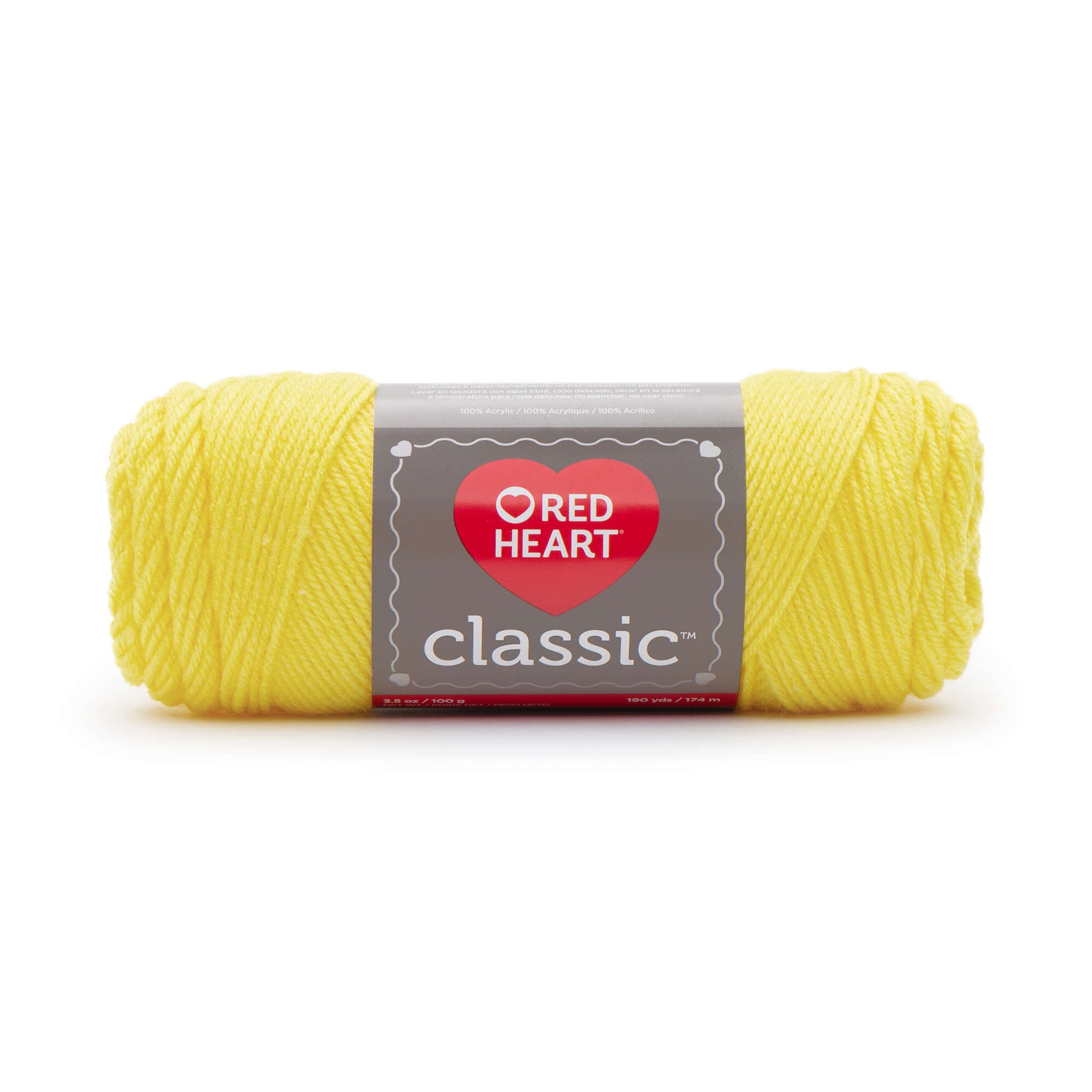 Red Heart Classic Yarn - Clearance shades Yellow