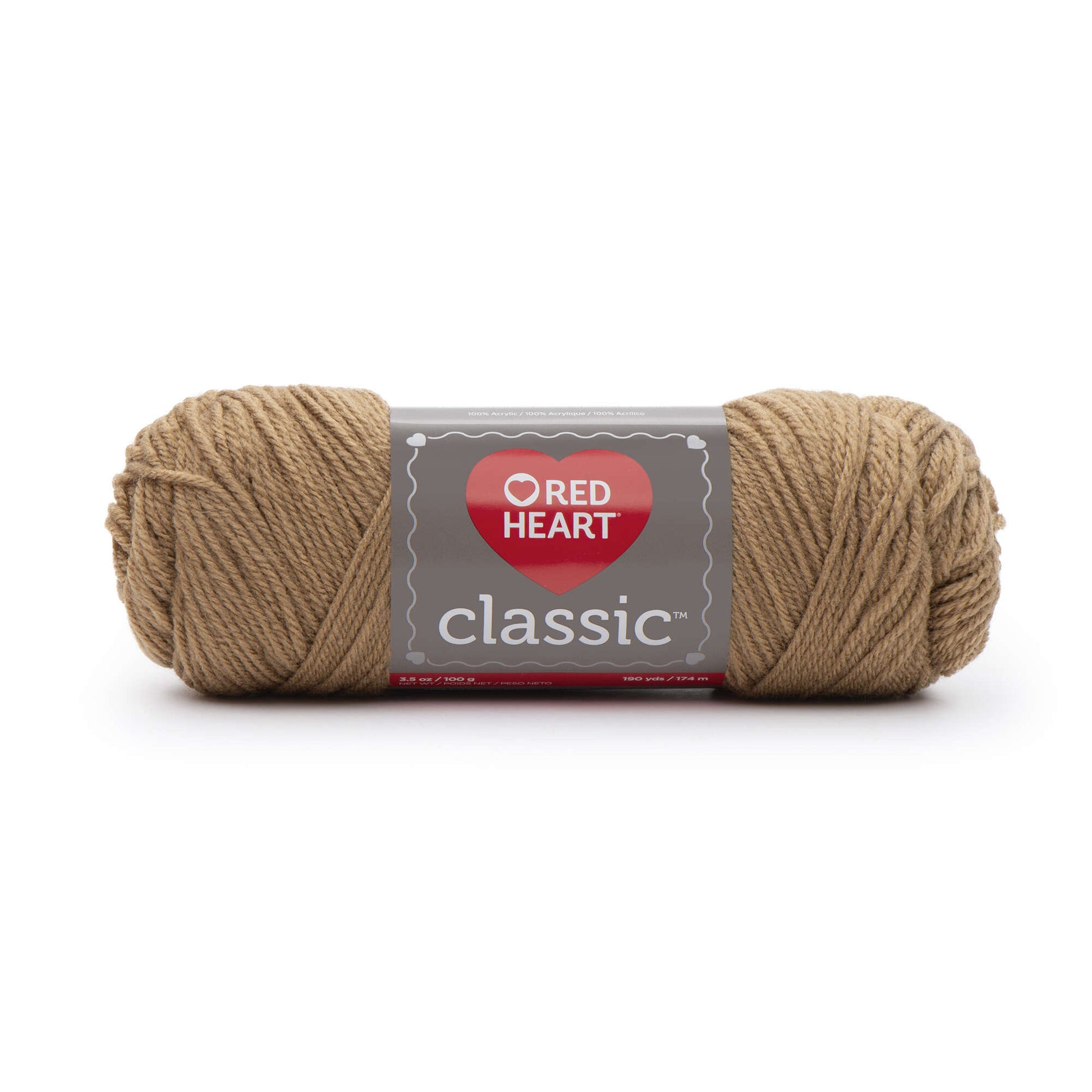 Red Heart Classic Yarn - Clearance shades Warm Brown