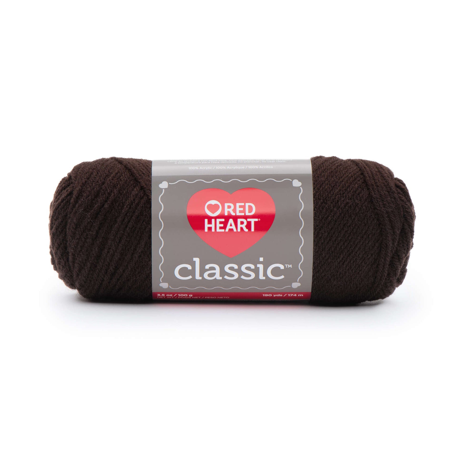 Red Heart Classic Yarn - Clearance shades Coffee