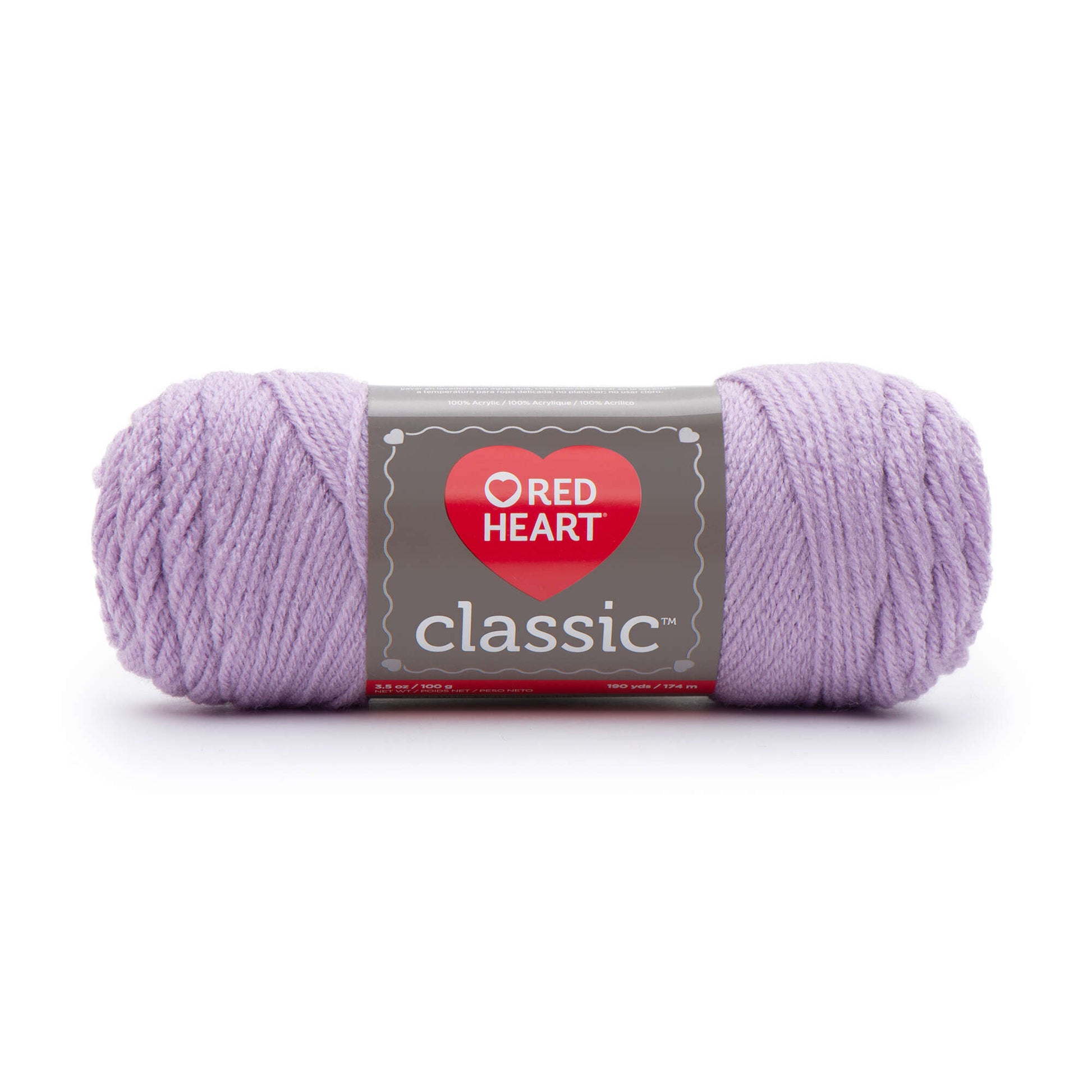 Red Heart Classic Yarn - Clearance shades Light Lavender