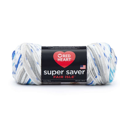 Red Heart Super Saver Fair Isle Yarn - Discontinued shades Calm