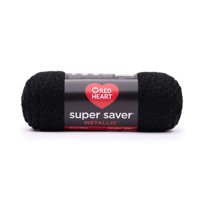 Red Heart Super Saver Metallic Yarn Black