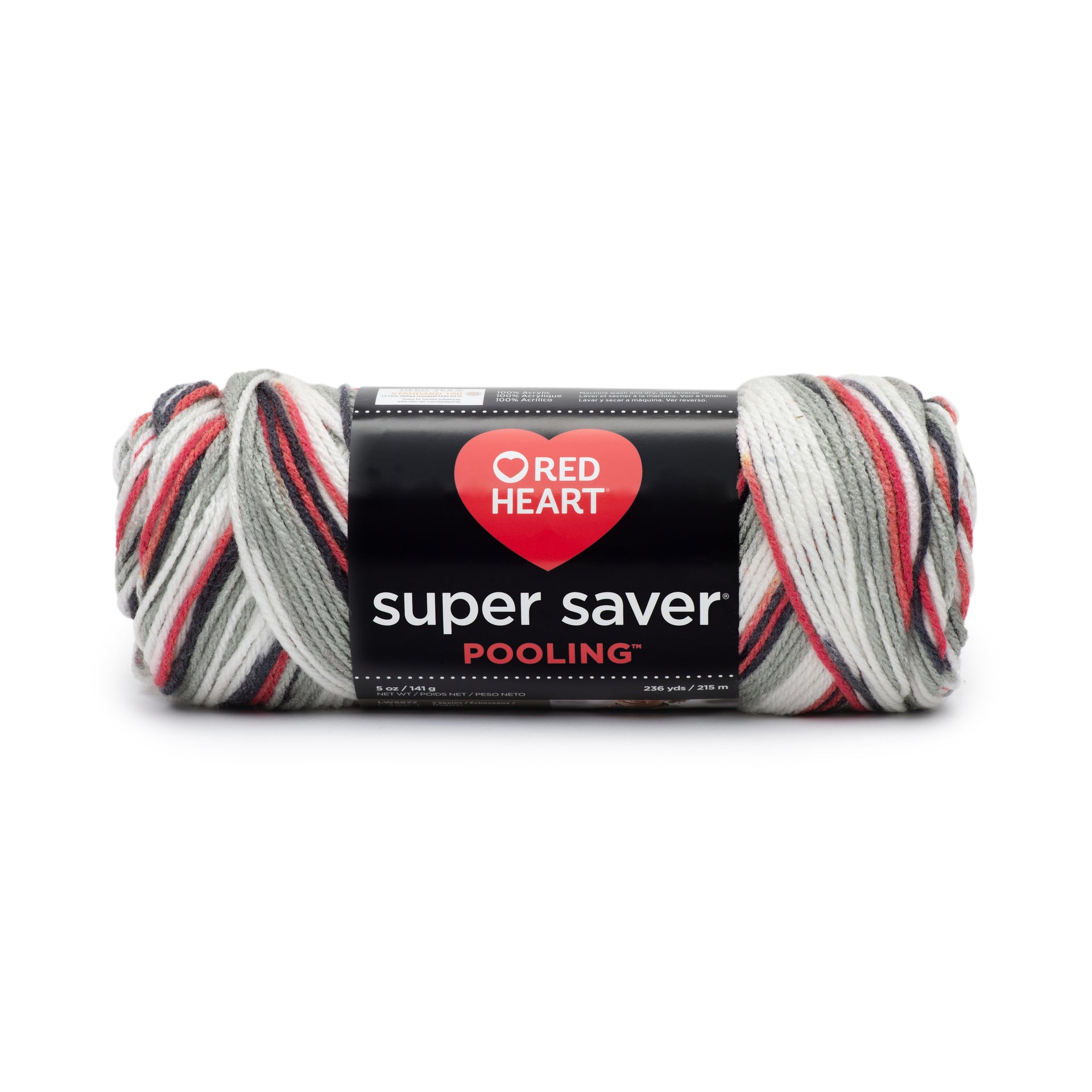 Red Heart Super Saver Jumbo Yarn, Soft White 2 Count (Pack of 1)