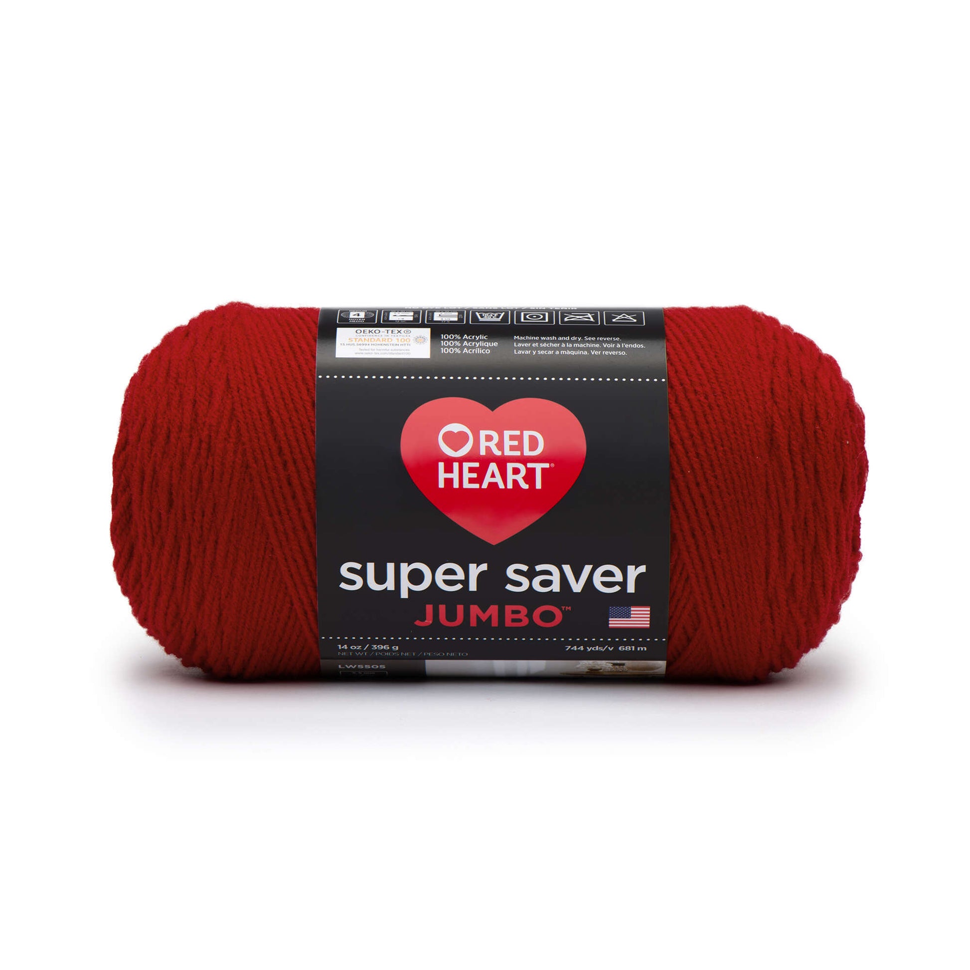 Red Heart Super Saver Jumbo Yarn Cherry Red