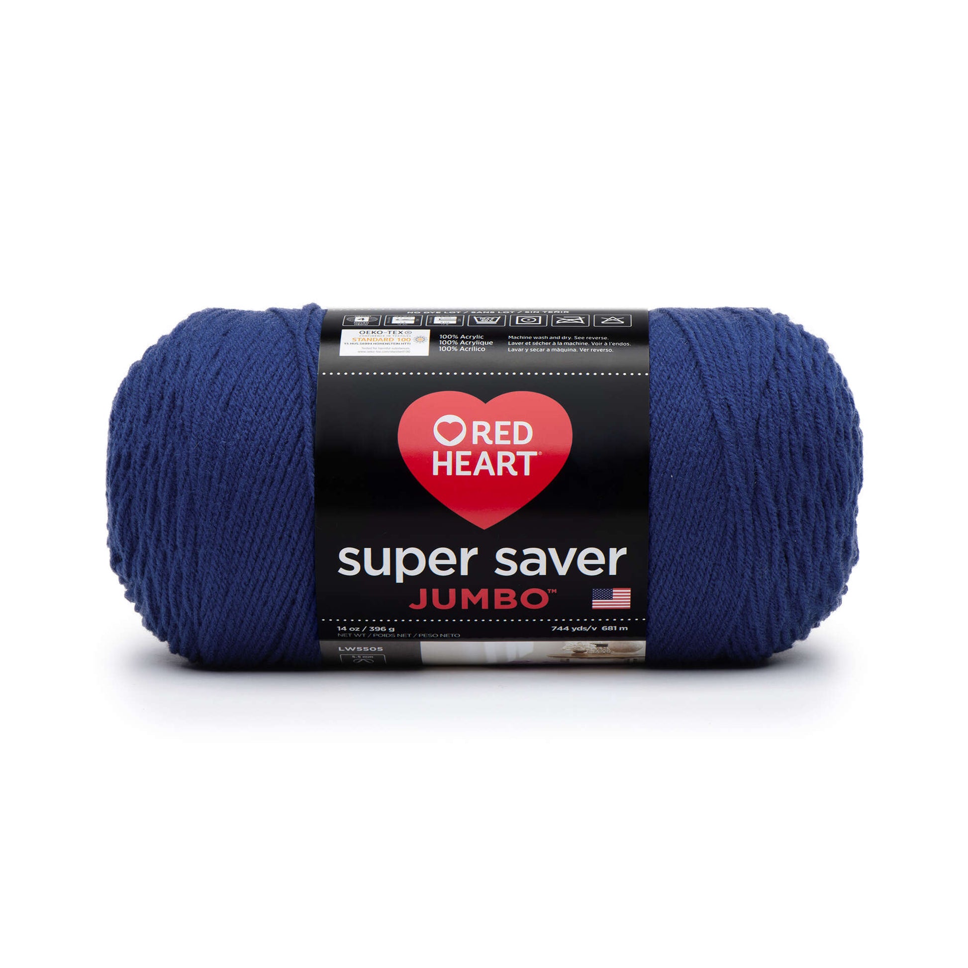 Red Heart Super Saver Jumbo Yarn-Soft White
