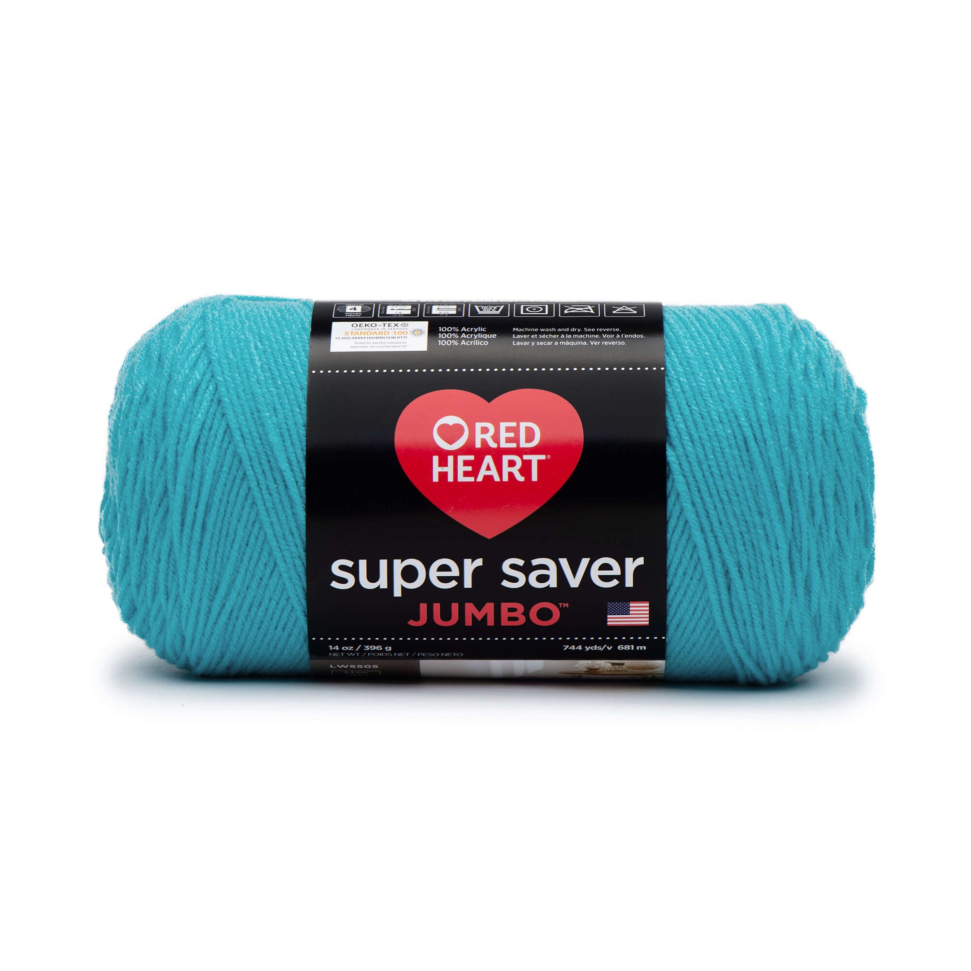 Red Heart Super Saver Jumbo Yarn Turqua
