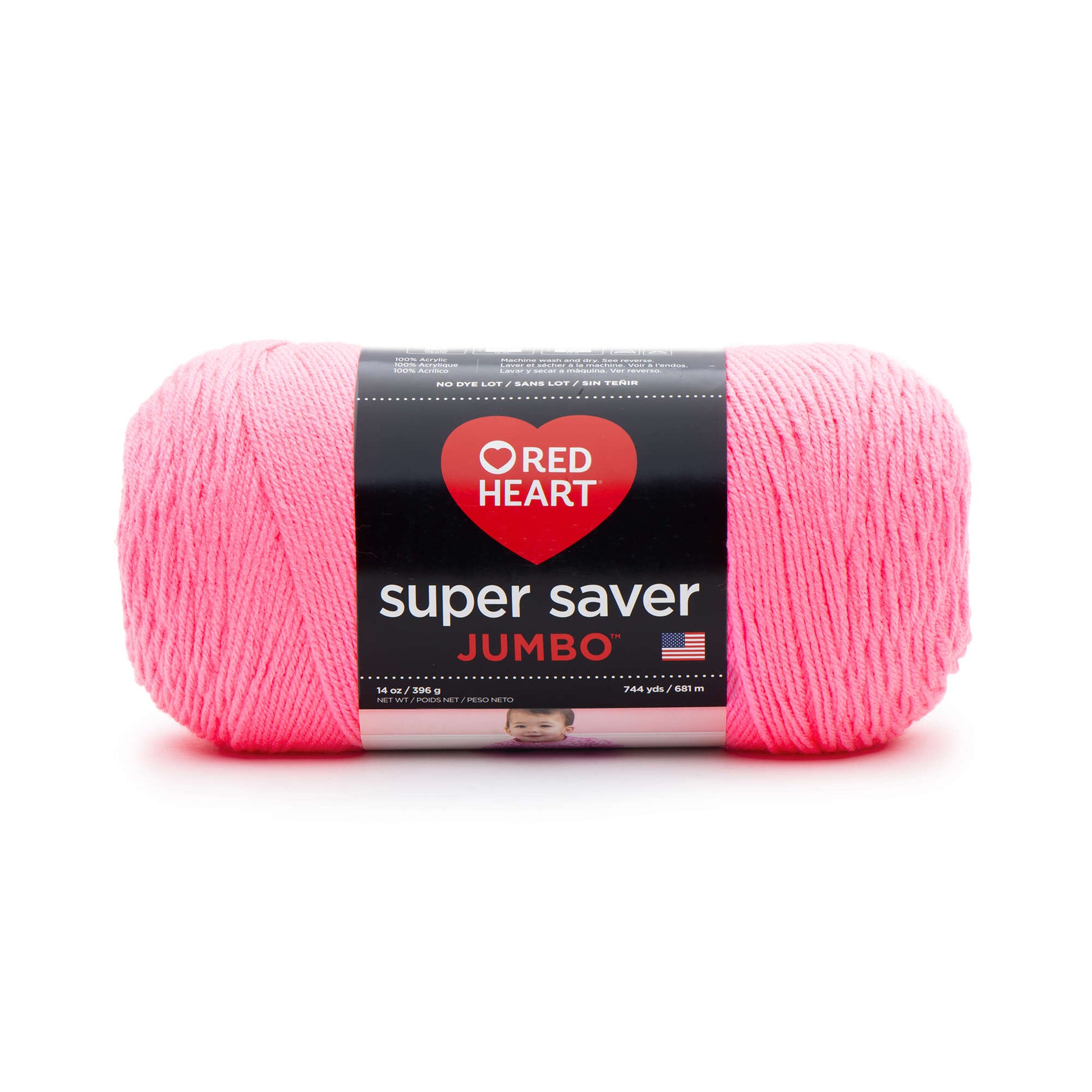 Red Heart Super Saver Jumbo Yarn Pretty N Pink