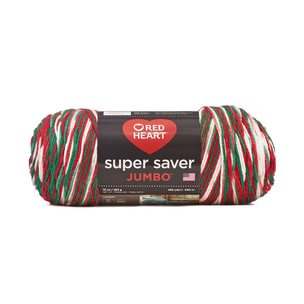 Red Heart Super Saver Jumbo breigaren, 073650013508, papier, meerkleurig, 0,1 x 0,1 x 0,1 cm Red Heart Super Saver Jumbo breigaren, 073650013508, papier, meerkleurig, 0,1 x 0,1 x 0,1 cm