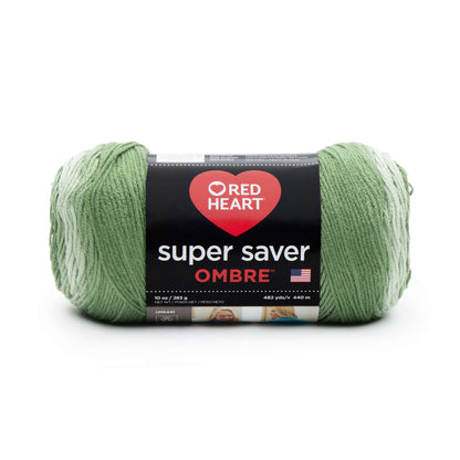 Red Heart Super Saver Ombre Yarn Green Apple