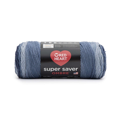 Red Heart Super Saver Ombre Yarn Navy
