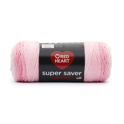 Red Heart Super Saver Ombre Yarn - Clearance Shades Light Pink