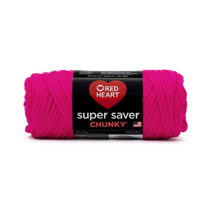 Red Heart Super Saver Chunky Yarn - Clearance shades Grenadine
