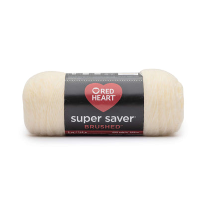 Red Heart Super Saver Brushed Yarn Cream