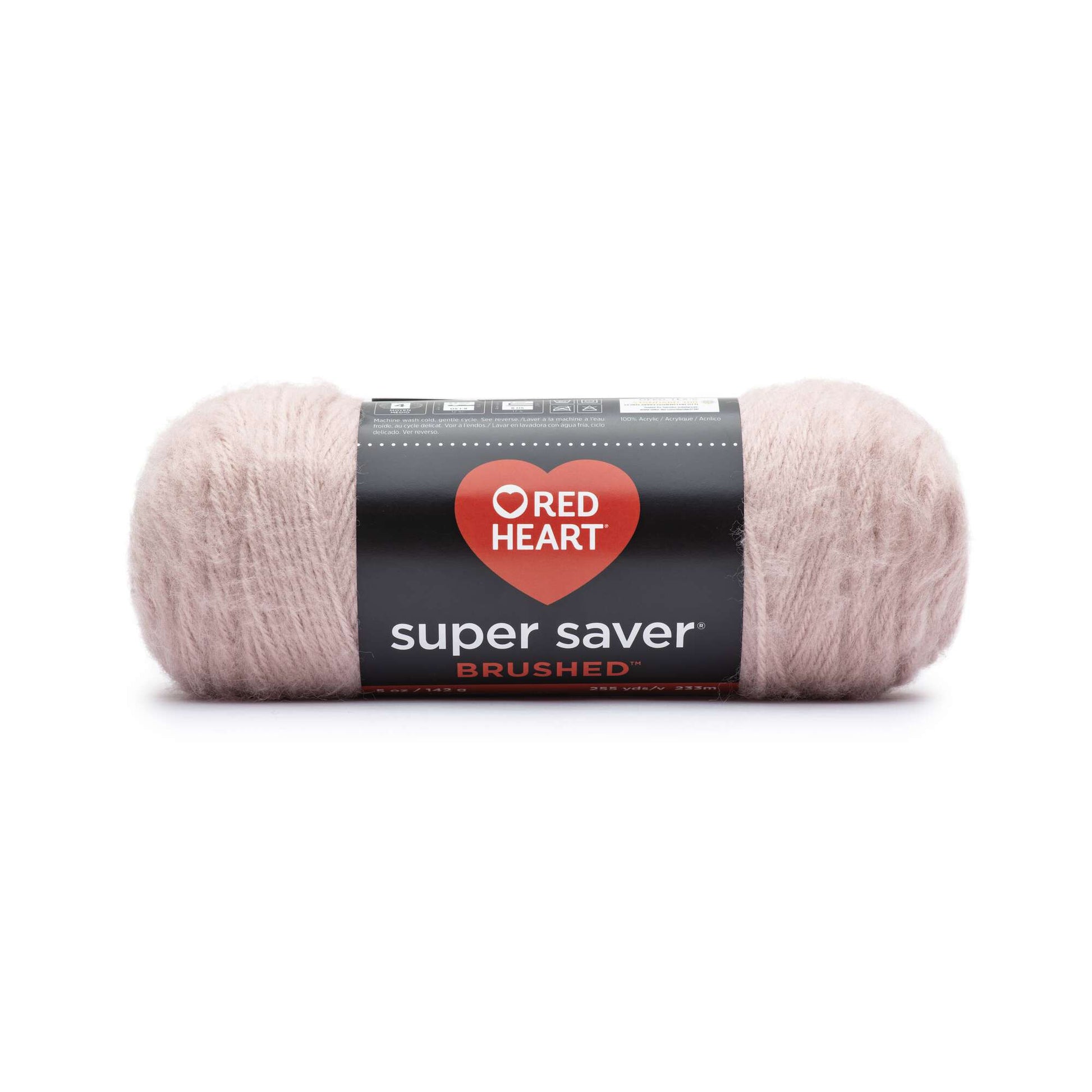 Red Heart Super Saver Brushed Yarn Dusty Pink
