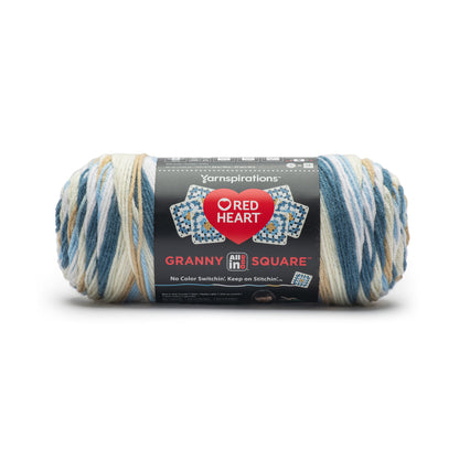Red Heart All In One Granny Square Yarn (250g/8.8oz) Aran - Soft Sky