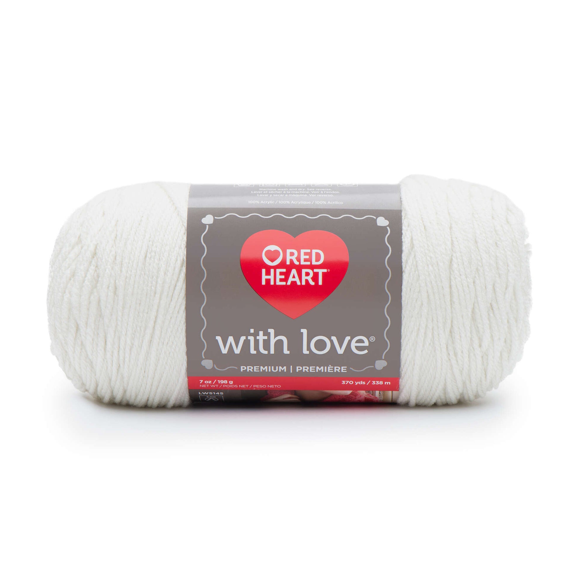 Red Heart With Love Yarn Eggshell