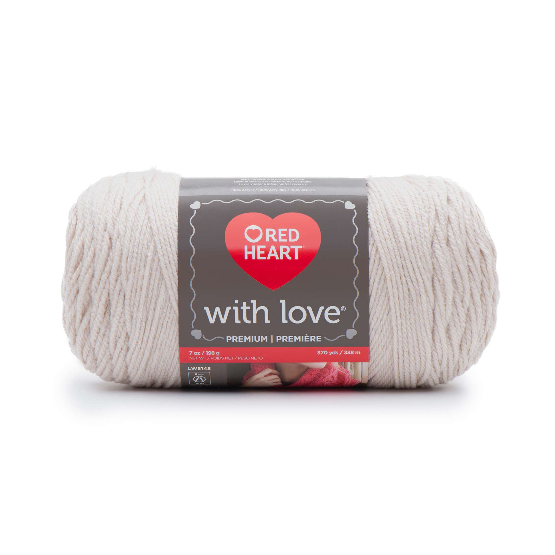 Red Heart With Love Yarn Stone