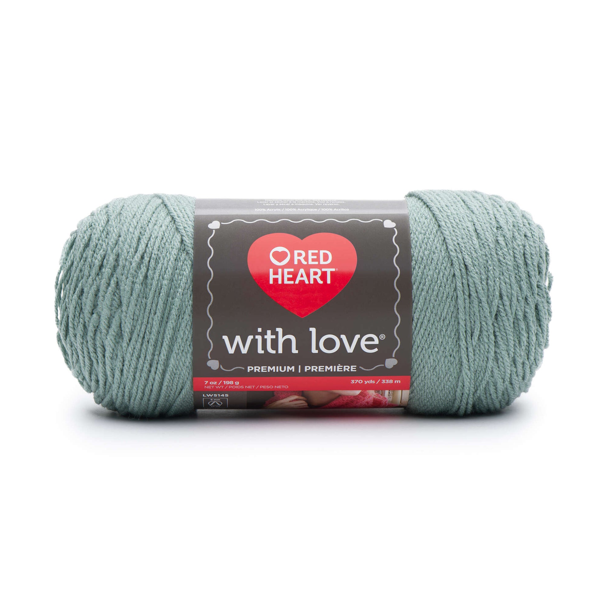 Red Heart With Love Yarn Sage