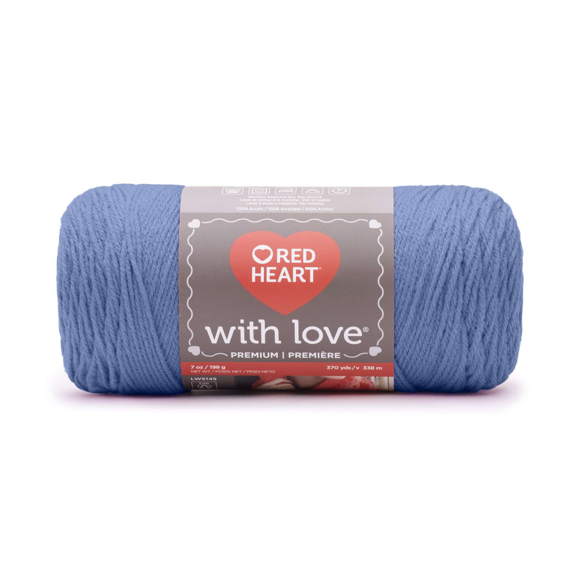 Red Heart With Love Yarn Country Blue