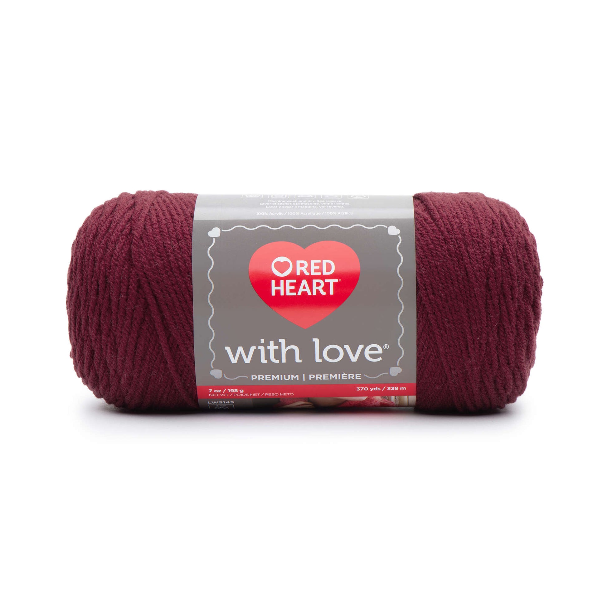 Red Heart With Love Yarn Berry Red