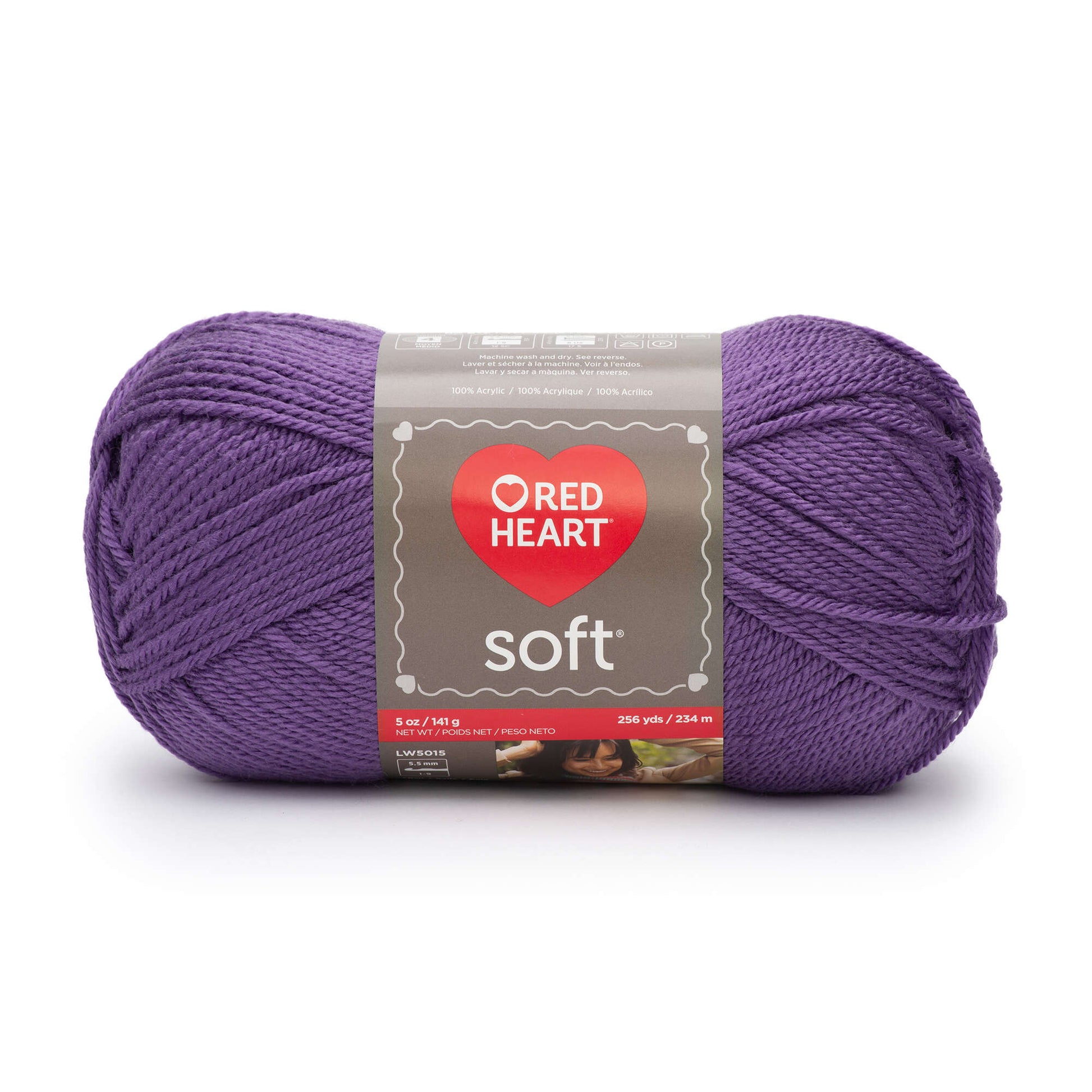 Bernat Softee Baby Soft Lilac Yarn - 3 Pack Of 141g/5oz - Acrylic