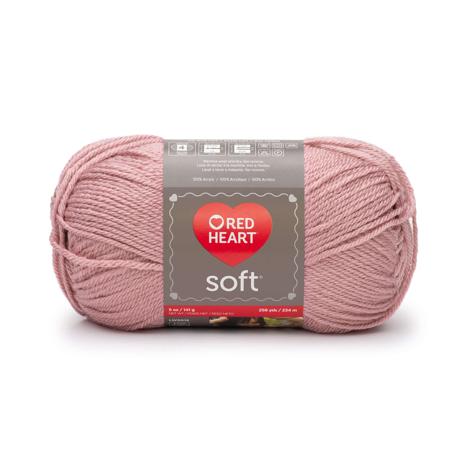 Caron Simply Soft Solids Yarn-Soft Pink, 1 count - Pay Less Super Markets