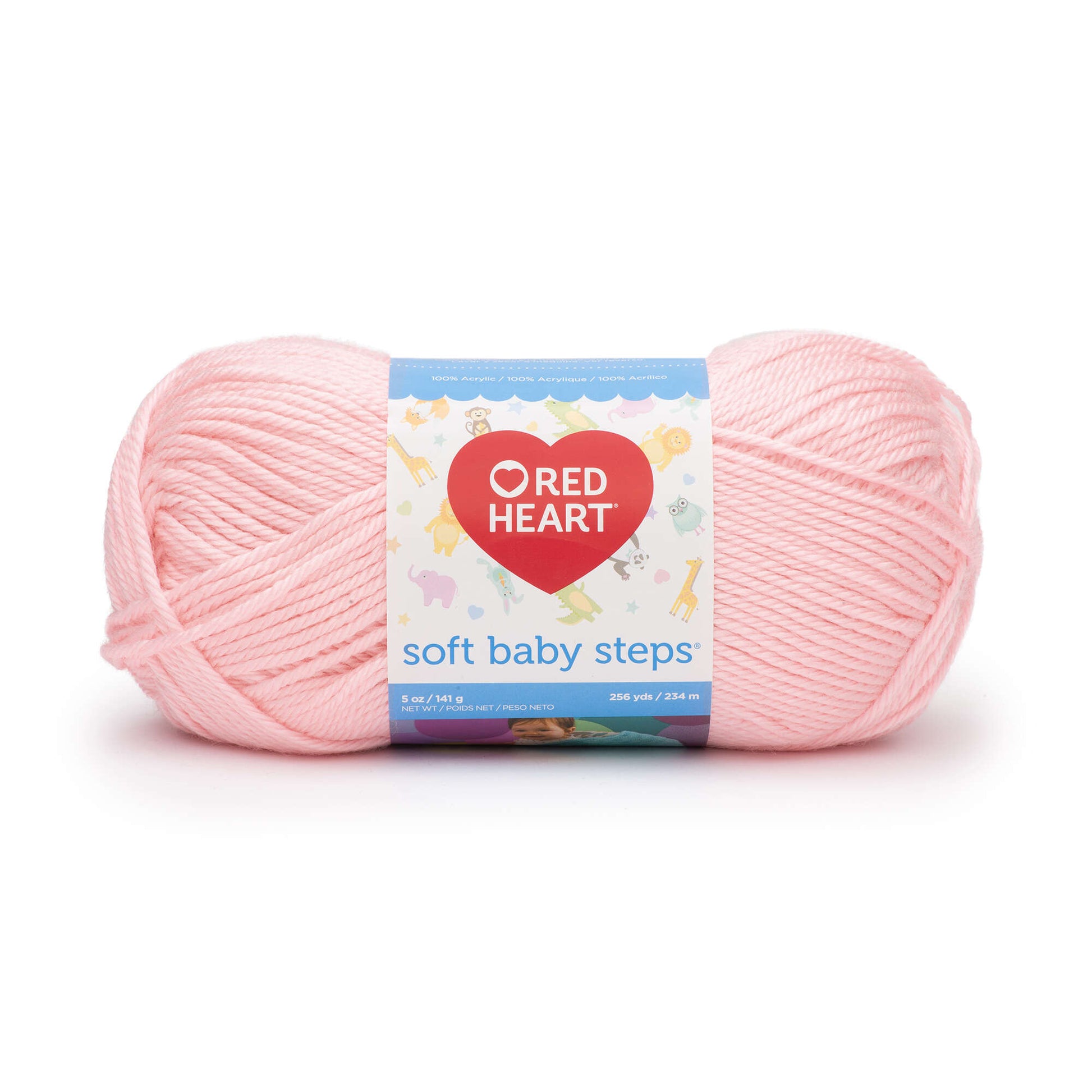 Red Heart Soft Baby Steps Yarn Baby Pink