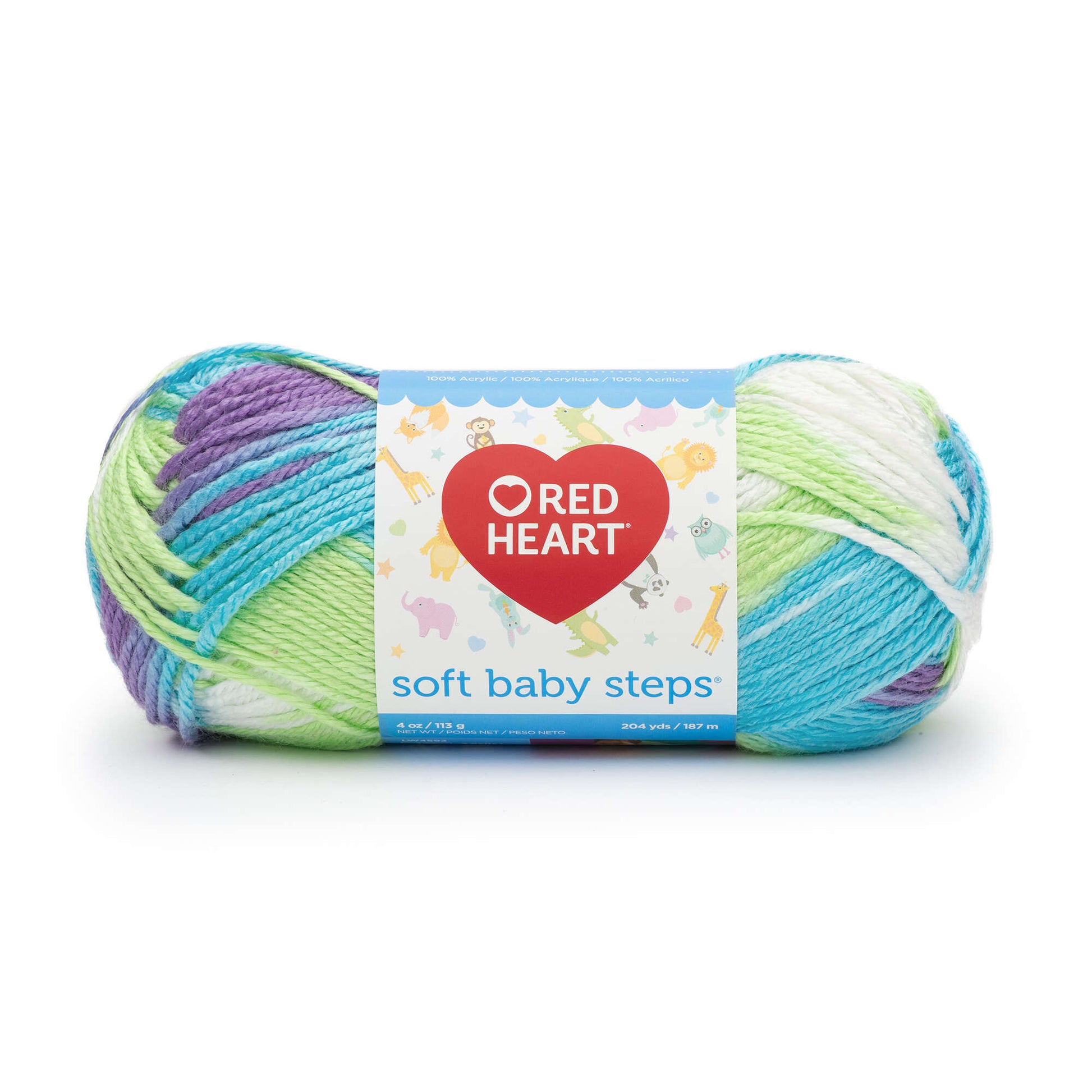 Red Heart Soft Baby Steps Yarn Tickle