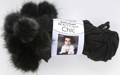 Red Heart Boutique Chic Yarn - Discontinued Shades Ebony