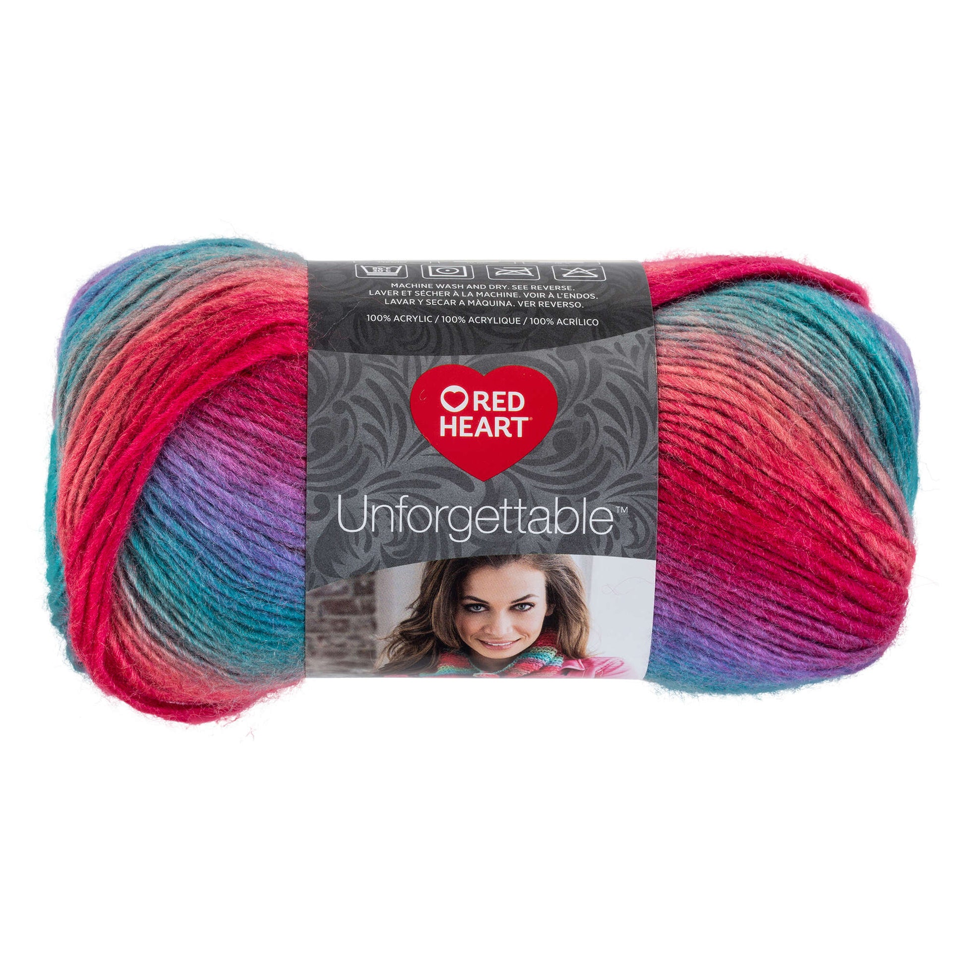 Red Heart Unforgettable Yarn Red Sea