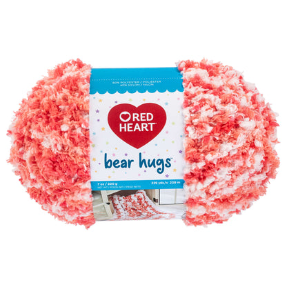 Red Heart Bear Hugs Yarn - Discontinued Shades Coral Crush