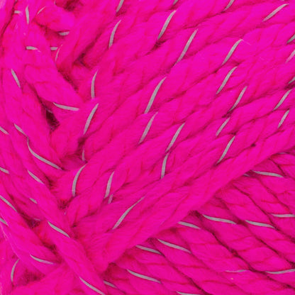 Red Heart Reflective Yarn - Discontinued Shades Neon Pink
