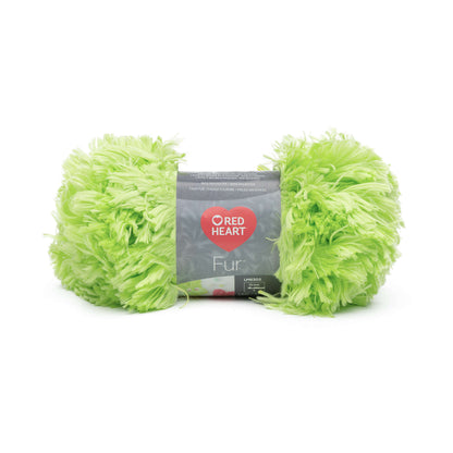 Red Heart Fur Yarn - Discontinued Shades Fur Lime