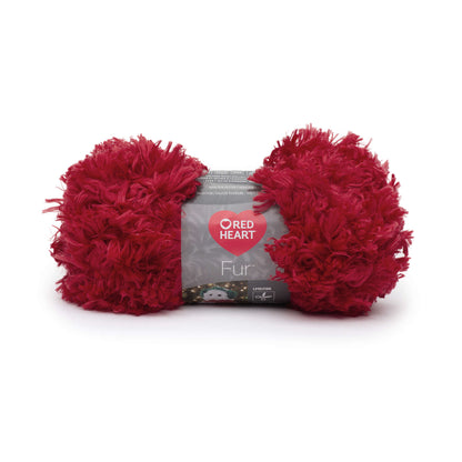 Red Heart Fur Yarn - Discontinued shades Cherry