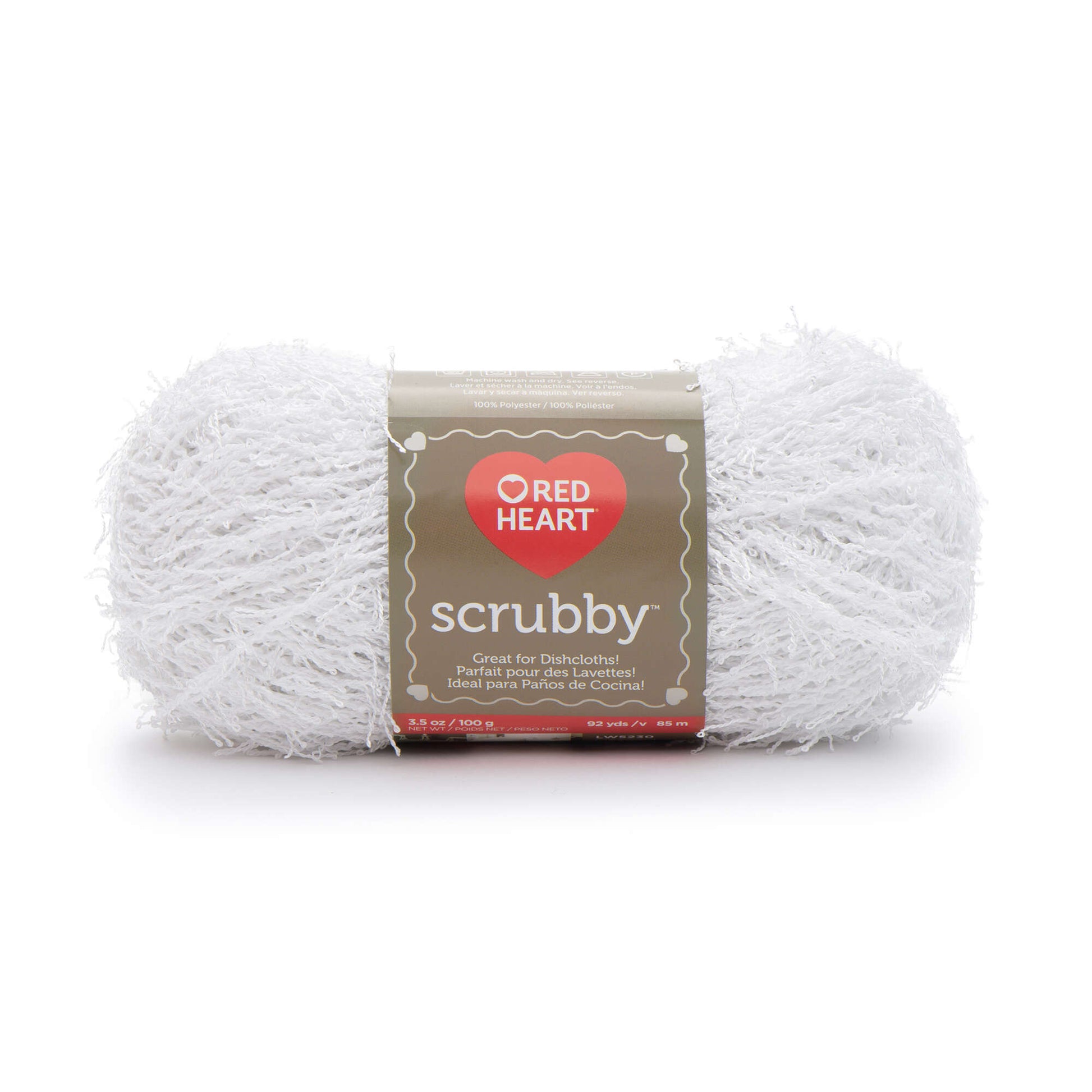 Red Heart Scrubby Cotton Yarn for Crochet or Knitting Dishcloths 